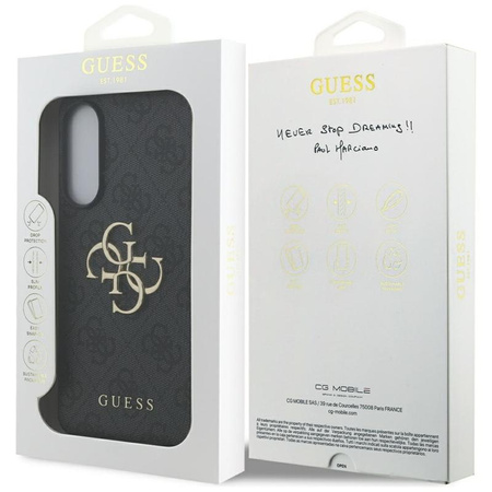 Guess Big 4G Classic Logo - pouzdro pro Samsung Galaxy S25 Edge (černé)