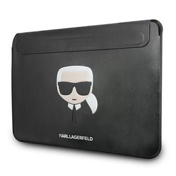 Karl Lagerfeld Ikonik Sleeve - Sacoche pour ordinateur portable 16" (Noir)