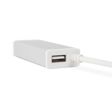 Adaptér Moshi USB-C na gigabitový Ethernet - hliníkový adaptér z USB-C na gigabitový Ethernet (stříbrný)