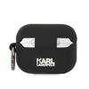 Karl Lagerfeld Silicone Karl & Choupette - Étui AirPods Pro (noir)