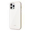 Moshi iGlaze Slim Hardshell tok - iPhone 13 Pro Max tok (SnapTo rendszer) (Gyöngyházfehér)
