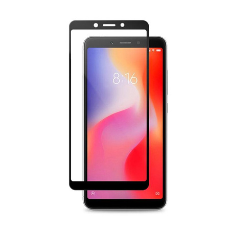 Crong 7D Nano Flexible Glass - Szkło hybrydowe 9H na cały ekran Xiaomi Redmi 6/6A