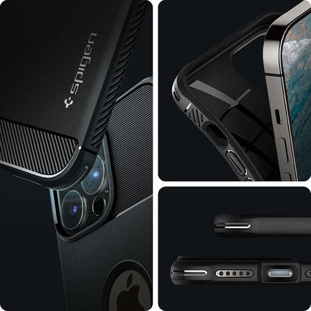 Spigen Rugged Armor - Etui do iPhone 13 Pro (Czarny)