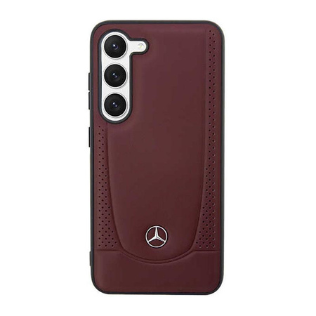 Mercedes Leather Urban Line - pouzdro pro Samsung Galaxy S23+ (červené)