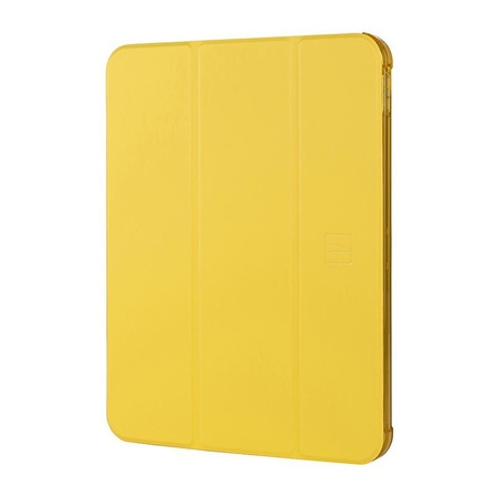 Tucano Satin Case - Etui pour iPad 10.9" (2022) avec aimant et support pour Apple Pencil (jaune)