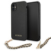 Guess Saffiano Chain - iPhone 11 Case (black)