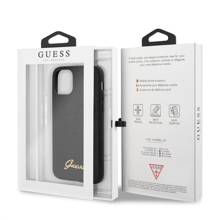 Guess Lizard Case - Etui iPhone 11 (Black)