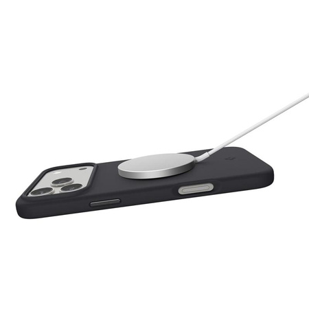 ETUI DO IPHONE 17 PRO MAX do MAGSAFE SPIGEN SILIKONOWE ORYGINALNE CZARNE