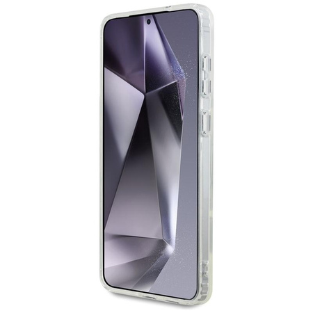 Karl Lagerfeld Button Choupette Head Printed Logo MagSafe - Case for Samsung Galaxy S25 Edge (white)