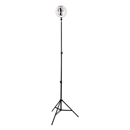 Grundig - LED-Ringlicht mit Stativ für Fotos, Selfie, Make-up