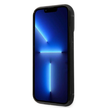 Karl Lagerfeld Signature Logo Cardslot - Étui pour iPhone 14 Pro Max (noir)