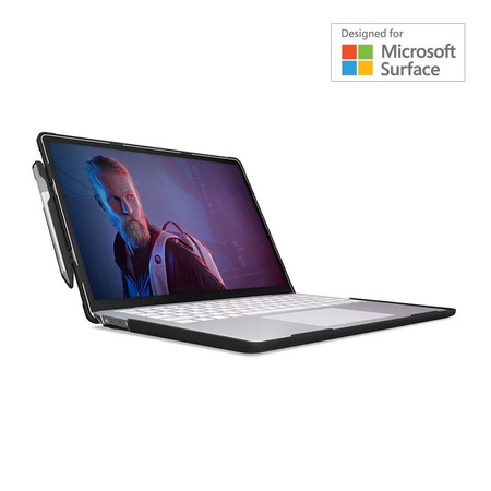 STM Dux Hardshell - pancéřované pouzdro pro Microsoft Surface Laptop 2 / 3 / 4 / 5 (černé)