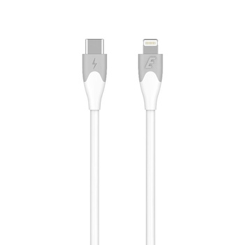 Energizer Classic - USB-C zu Lightning Anschlusskabel MFi zertifiziert 2m (Weiß)
