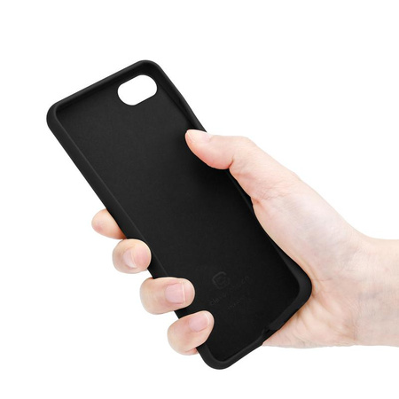 Crong Color Cover - Coque iPhone SE (2022/2020) / 8 / 7 (noir)
