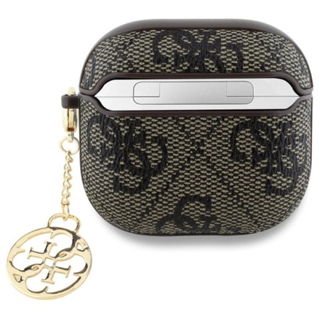 Guess 4G Charm Collection - Hülle für AirPods 4 (Braun)