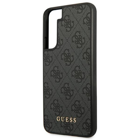 Guess 4G Metal Gold Logo - Etui Samsung Galaxy S22 (szary)