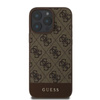 Guess 4G Bottom Stripe - Case for iPhone 16 Pro (brown)
