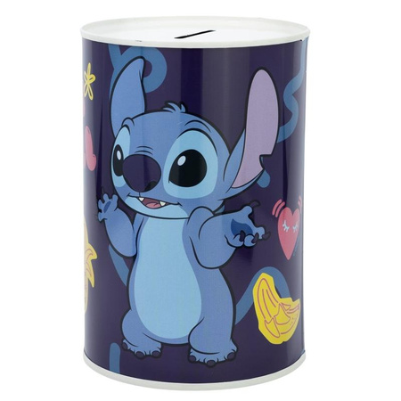 Disney Stitch Palms – Skarbonka metalowa (10 × 15 cm, kolorowa, licencjonowana)