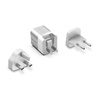 Energizer Ultimate - Multiplug EU / UK / US GaN USB-C 20W PD Reiseladegerät (Silber)