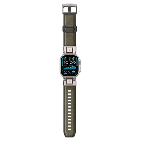Spigen DuraPro Armor - Bracelet pour Apple Watch 44/45/46/49 mm (Vert militaire)
