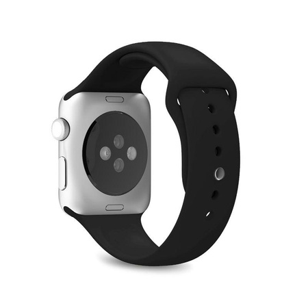 PURO ICON - Elasztikus sportpánt Apple Watch 38/40/41 mm-es órához (S/M & M/L) (fekete)