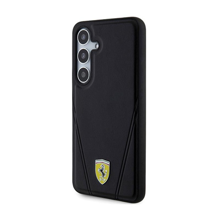 Ferrari Hot Stamp V Lines MagSafe - Samsung Galaxy S24 Case (black)