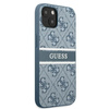 Guess 4G Printed Stripe - pouzdro pro iPhone 13 Mini (modré)