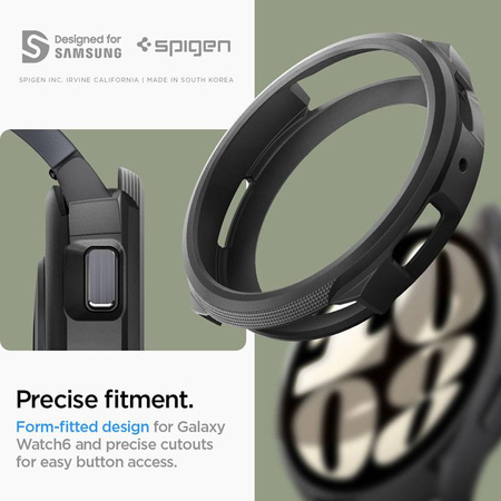 Spigen Liquid Air - tok Samsung Galaxy Watch 6 40 mm-es órához (fekete)