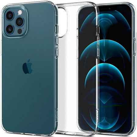 Spigen Liquid Crystal - Coque pour iPhone 12 / iPhone 12 Pro (Transparent)