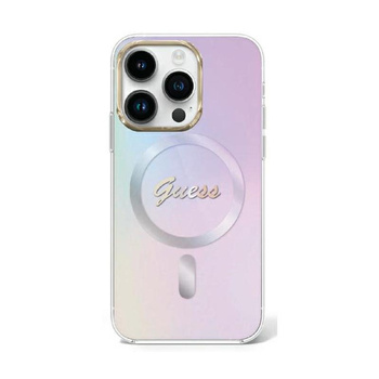 Guess IML Iridescent MagSafe - iPhone 15 Pro Case (violet)