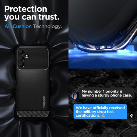 Spigen Rugged Armor - Etui pour Samsung Galaxy A14 5G (Noir)