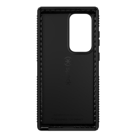 Speck Presidio2 Grip - Csúszásgátló tok Samsung Galaxy S23 Ultra (Fekete/Fekete/Fehér)