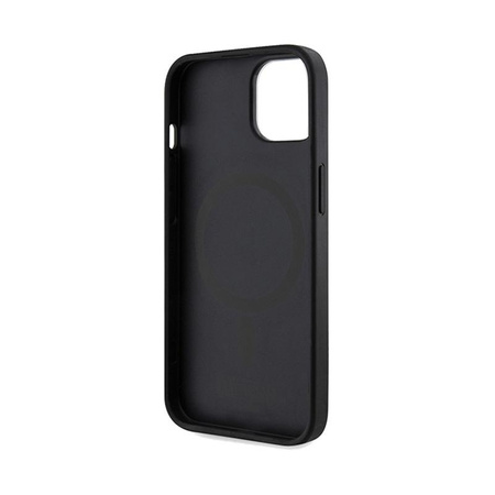Guess 4G Printed Stripes MagSafe - iPhone 15 Case (black)