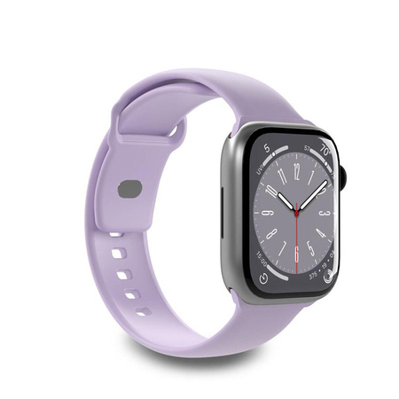 PURO ICON - Elastický řemínek pro Apple Watch 42/44/45/49 mm (S/M a M/L) (Tech Lavender)