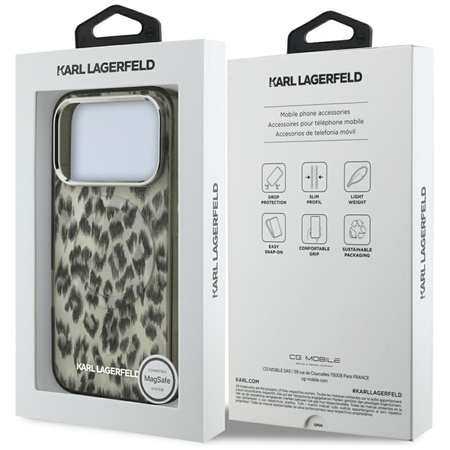 Etui do iPhone 17 Pro do MagSafe Karl Lagerfeld Oryginalne Eleganckie Case