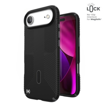 Speck Presidio2 Grip ClickLock & MagSafe - iPhone Air tok (fekete / palaszürke / fehér)