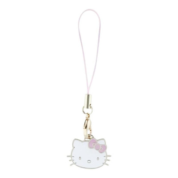 Hello Kitty Phone Strap Charm Kitty Head - Přívěsek na telefon (růžový)