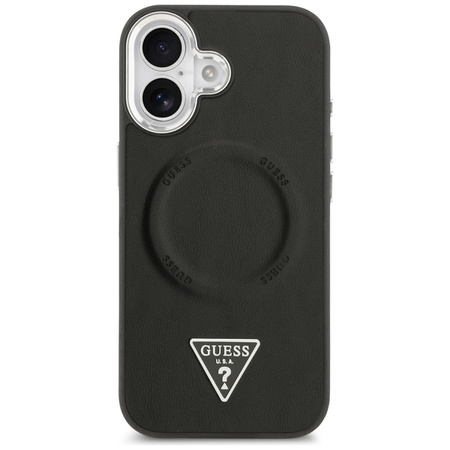 Guess Triangle Logo MagSafe - Case iPhone 17 (Black)