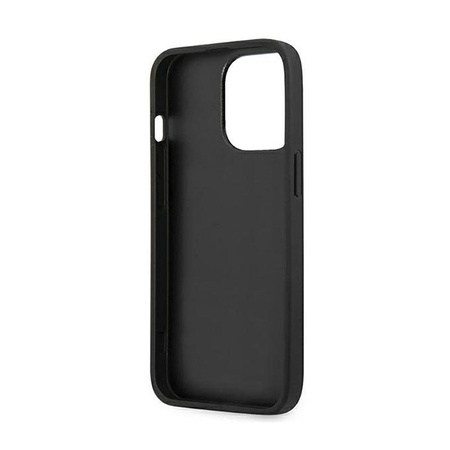 Karl Lagerfeld Saffiano Ikonik Patch - pouzdro pro iPhone 13 Pro (černé)