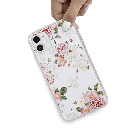 Crong Flower Case - iPhone 11 tok (minta 02)