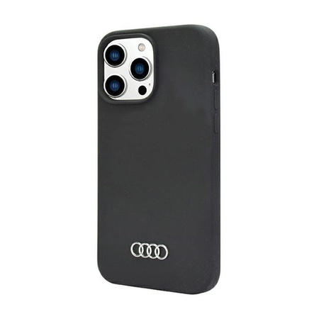 Audi Silicone Case - Tasche für iPhone 14 Pro Max (Schwarz)