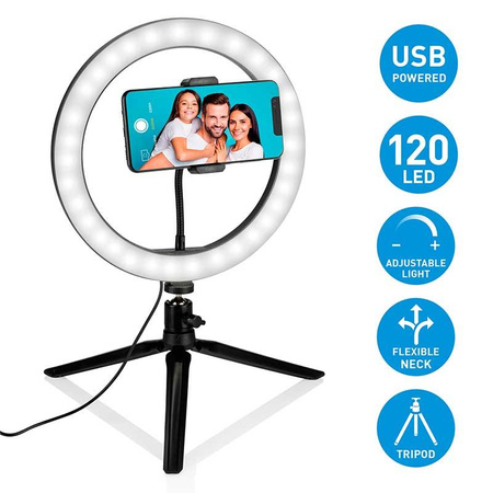 Grundig - Ring light for photos, selfie, makeup