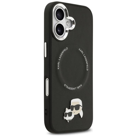Karl Lagerfeld Karl & Choupette Pins MagSafe - Case for iPhone 17 (black)