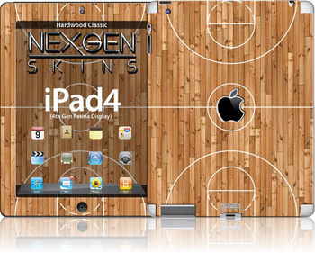 Nexgen Skins - iPad 2/3/4 3D hatású tok bőrtok készlet (Hardwood Classic 3D)