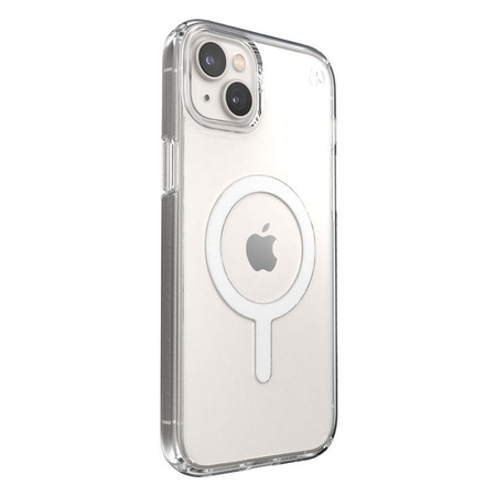 Speck Presidio Perfect-Clea + MagSafe - iPhone 15 Plus / iPhone 14 Plus Case (Clear)