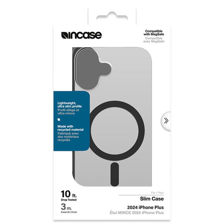 Incase Slim Case MagSafe - Étui pour iPhone 16 Plus (Noir)