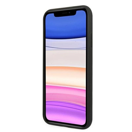 Karl Lagerfeld 3D Rubber Karl & Choupette Heads - Coque iPhone 11 (noir)