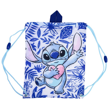 Disney Stitch - School Backpack / Drawstring Bag (30 x 25 cm)