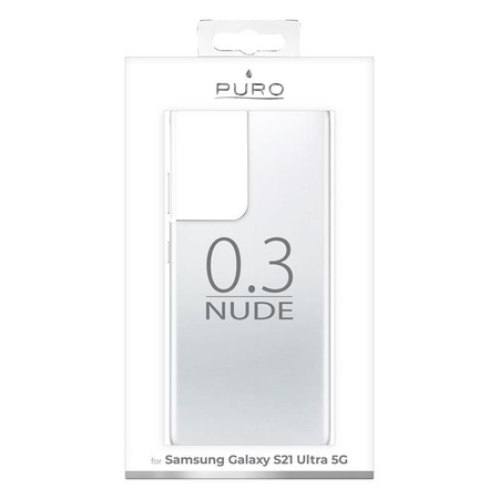 PURO 0.3 Nude - Samsung Galaxy S21 Ultra tok (átlátszó)