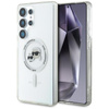 Karl Lagerfeld Button Karl & Choupette Heads Printed Logo MagSafe - Samsung Galaxy S25 Ultra Case (white)